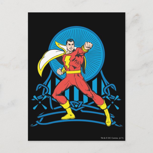 Cartão Postal SHAZAM em Resistência à Luta (Frente)