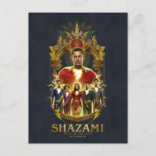 Cartão Postal SHAZAM! Fúria dos Deuses Quadro SHAZAMily Orname