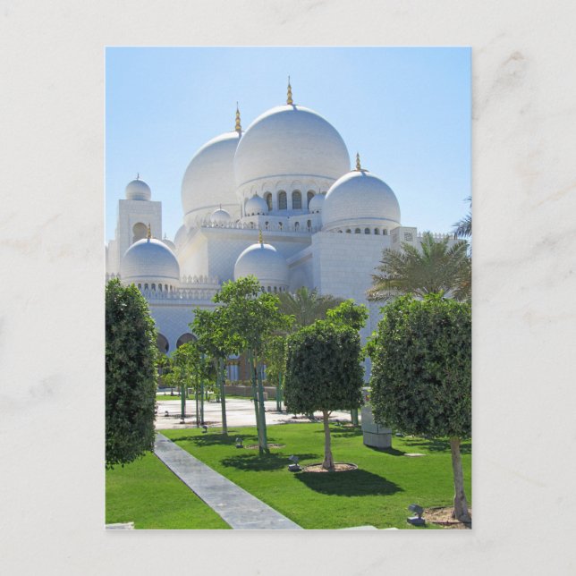Cartão Postal Sheikh Zayed Grand Mosque domes 1 (Frente)