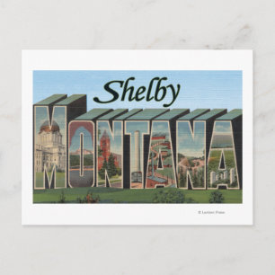 Cartão Postal Shelby, Montana