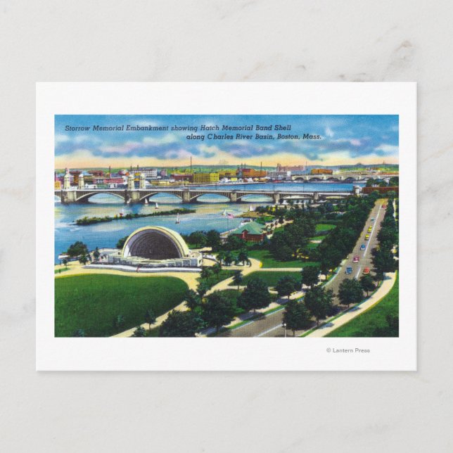 Cartão Postal Shell da Banda Memorial Hatch, Rio Charles (Frente)