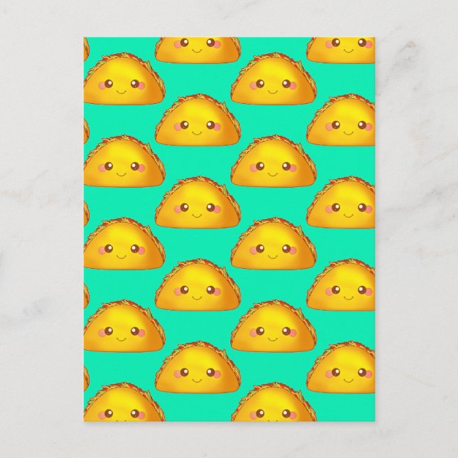 Cartão Postal Shell Taco, Duro de Carne de Bovino do México (Frente)