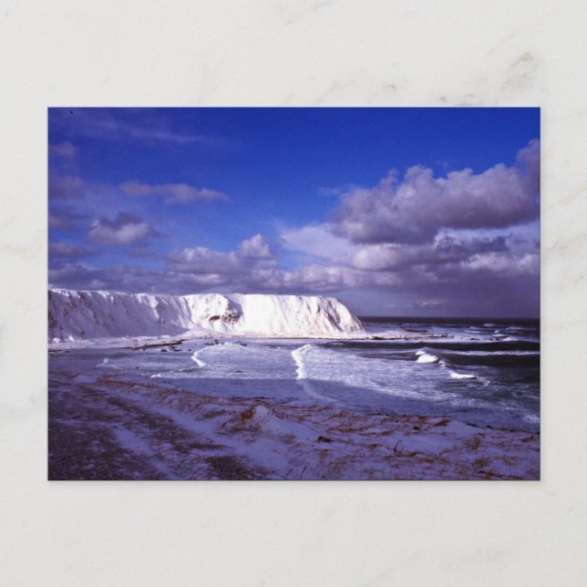 Cartão Postal Shemya Island Cable Bowl View west (Frente)