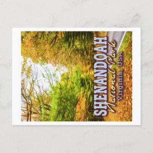 CARTÃO POSTAL SHENANDOAH NATIONAL PARK - VIRGÍNIA ESTADOS UNIDOS