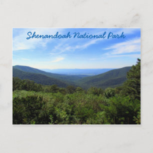 Cartão Postal Shenandoah Valley