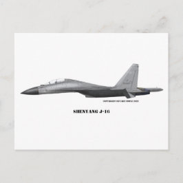 Cartão Postal Shenyang J-16