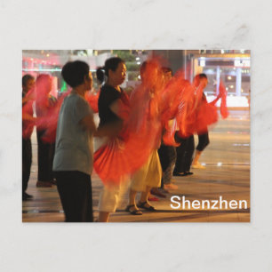 Cartão Postal Shenzhen, China - Fan Dança