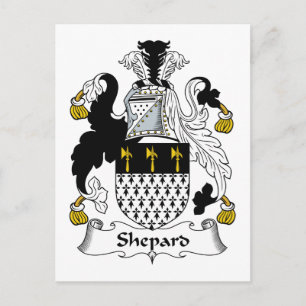 Cartão Postal Shepard Family Crest