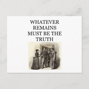 Cartão Postal sherlock Holmes