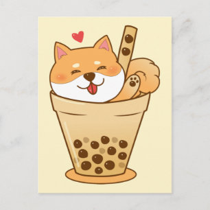 Cartão Postal Shiba Boba