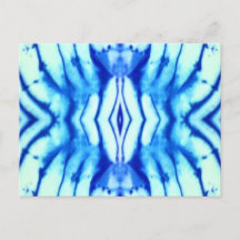 Cartão Postal Shibori Tie Dye
