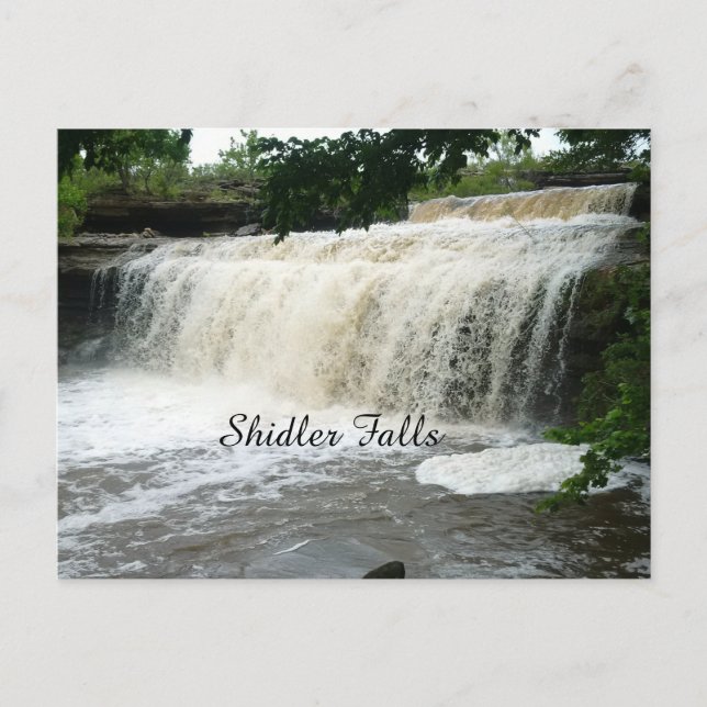 Cartão Postal Shidler Falls (Frente)
