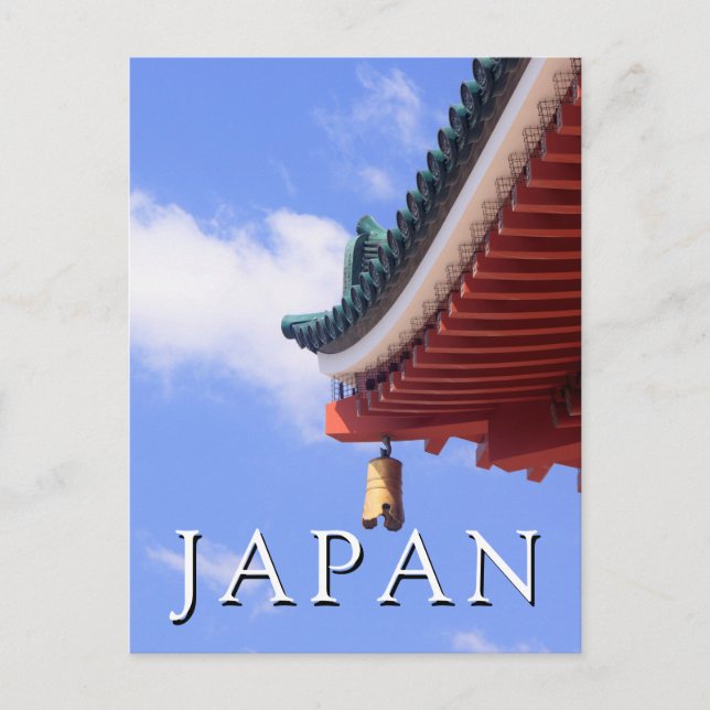 Cartão Postal Shinto Shrine Roof (Frente)