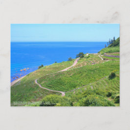 Cartão Postal Shiroyone Senmaida Terraced Rice Fields:Cartão pos