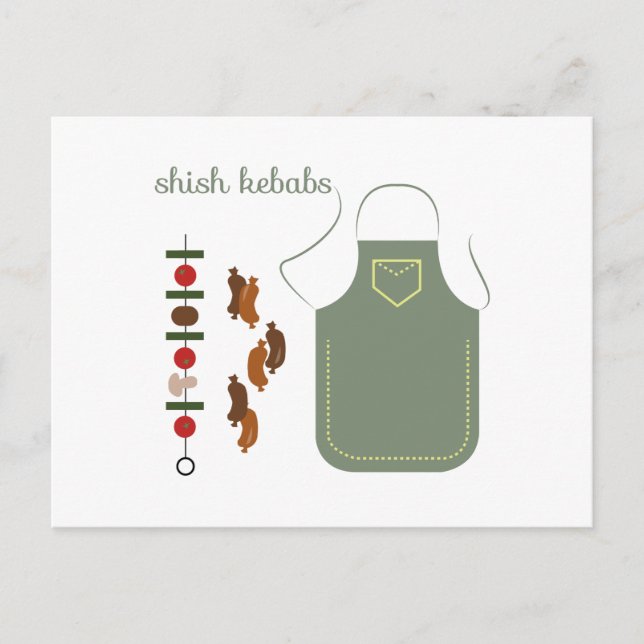 Cartão Postal Shish Kebabs (Frente)