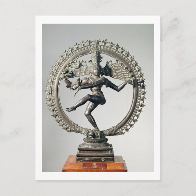 Cartão Postal Shiva Nataraja, Tamil Nadu, Late Chola (bronze) (Frente)