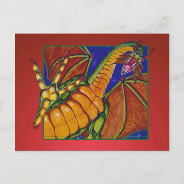 Cartão Postal Shivan Dragon (Frente)