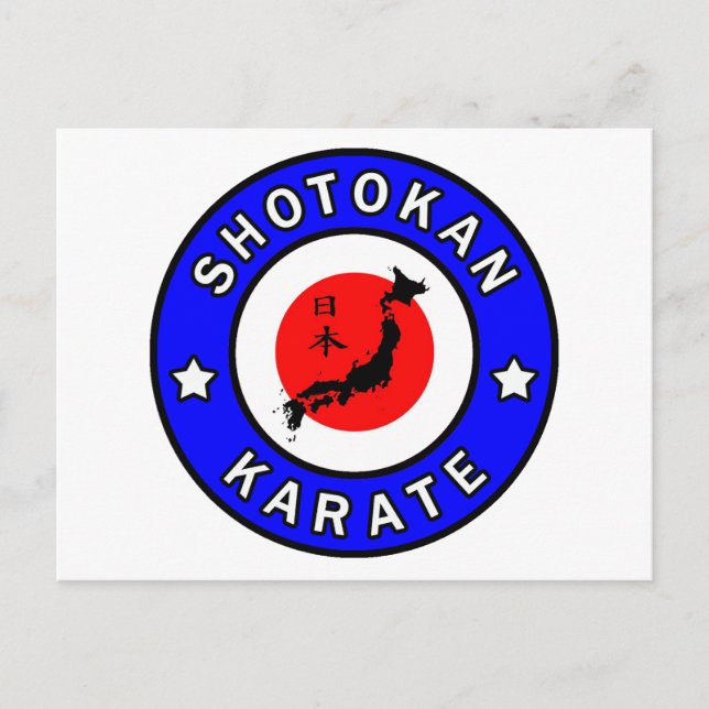 Cartão Postal Shotokan Karate (Frente)