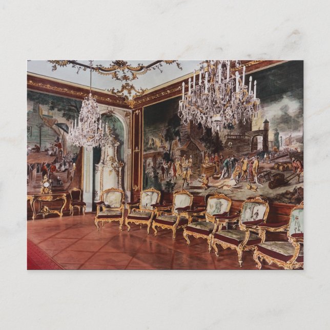 Cartão Postal Shounbroune Palace, interior, Viena, Áustria (Frente)