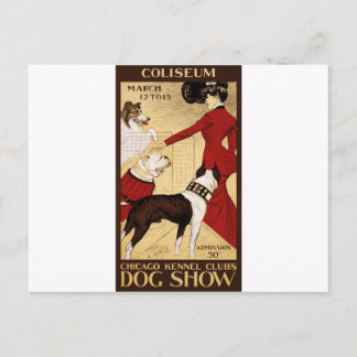 Cartão Postal Show de cães do Chicago Kennel Club, Poster de pub