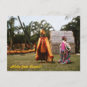 Cartão Postal Show de Hula