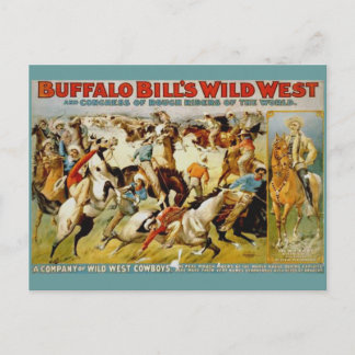 Cartão Postal Show Wild West de Buffalo Bill