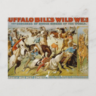 Cartão Postal Show Wild West de Buffalo Bill