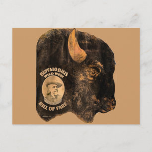 Cartão Postal Show Wild West de Buffalo Bill em 1898