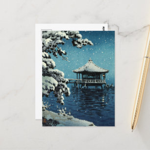 Cartão Postal Showa Era, inverno de Tsuchiya Koitsu