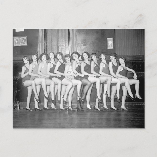 Cartão Postal Showgirls, 1924 (Frente)