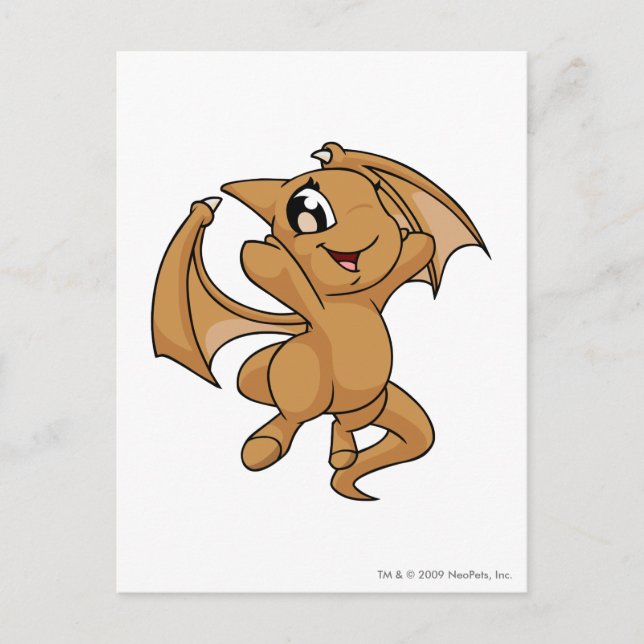 Cartão Postal Shoyru Brown (Frente)