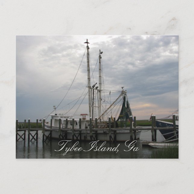 Cartão Postal Shrimp Boat (Frente)