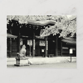 Cartão Postal Shrine Japonês