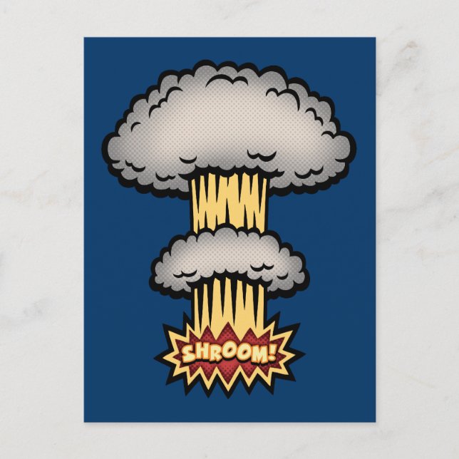 Cartão Postal SHROOM! -cor (Frente)