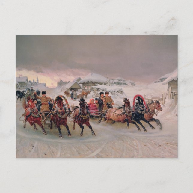 Cartão Postal Shrovetide, 1889 (Frente)