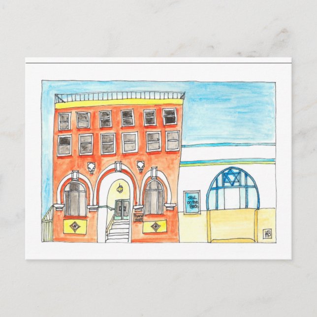 Cartão Postal Shul na praia (Frente)