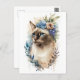 Cartão Postal Siamese Cat (Frente/Verso)