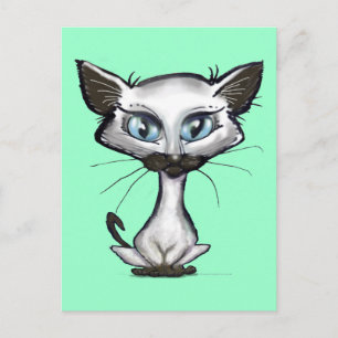 Cartão Postal Siamese Kitten