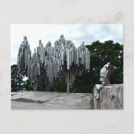 Cartão Postal Sibelius Monument, Helsínquia Finlândia
