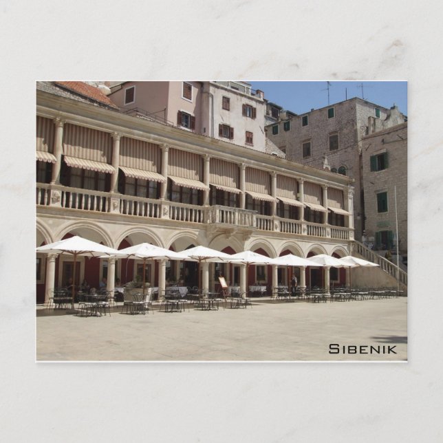 Cartão Postal Sibenik (Frente)