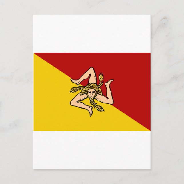 Cartão Postal Sicília (Frente)