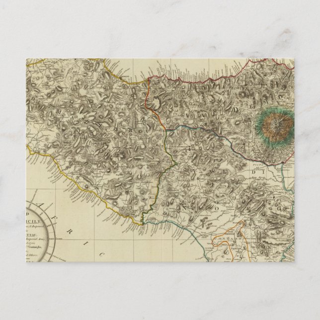 Cartão Postal Sicília, Itália (Frente)