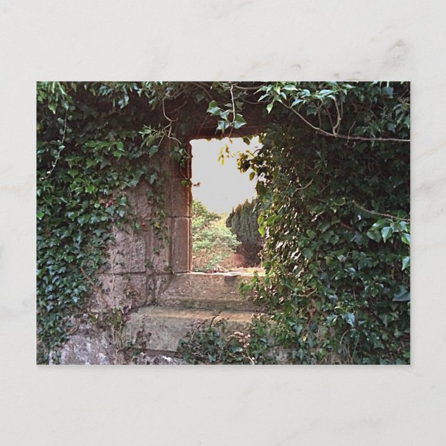 Cartão Postal Side Window at West Kirk Culross (Frente)