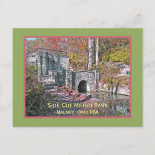 CARTÃO POSTAL "SIDECUT METROPARK/MAUMEE,OHIO EUA"