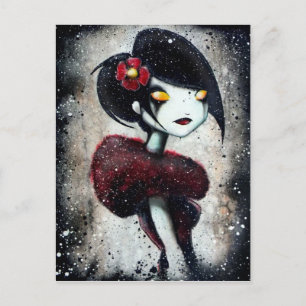 Cartão Postal Sidelong (vermelho)