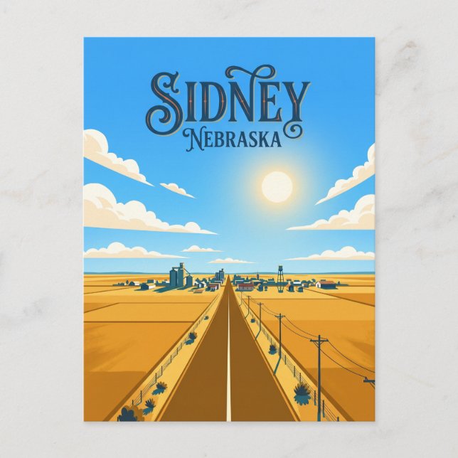 Cartão Postal Sidney EUA (Frente)