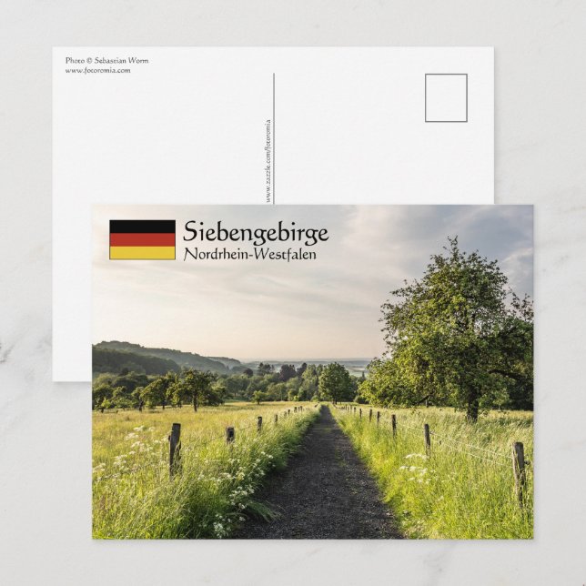 Cartão Postal Siebengebirge (Frente/Verso)