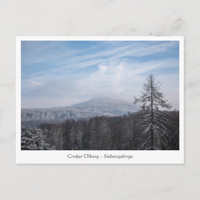 Cartão Postal Siebengebirge Alemanha (Frente)