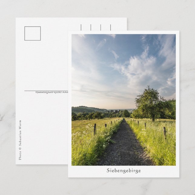 Cartão Postal Siebengebirge Alemanha (Frente/Verso)