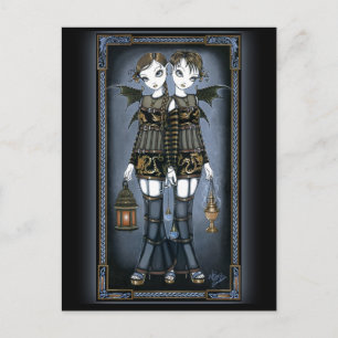 Cartão postal "Siena & Celeste" Dragão Twin Fairie